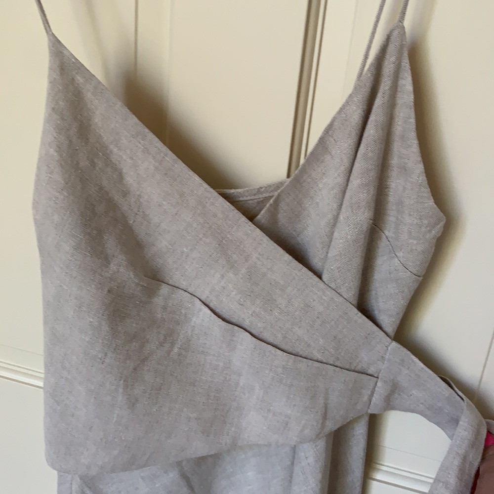 Bec + Bridge linen wrap dress